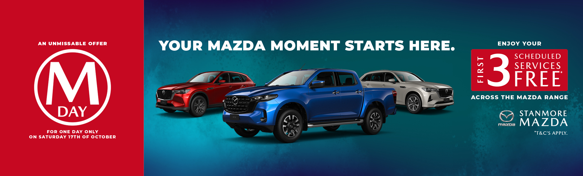 Stanmore Mazda - M-DAY - 17th October