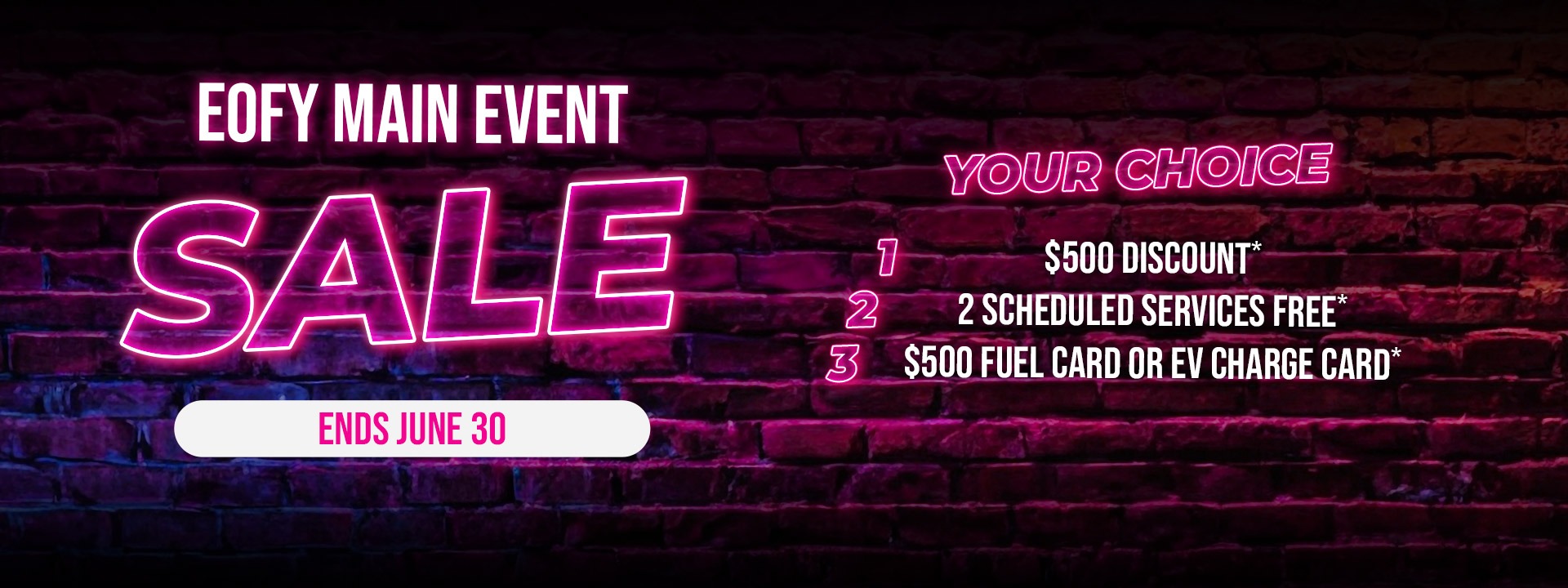 Main Event Sale 2026