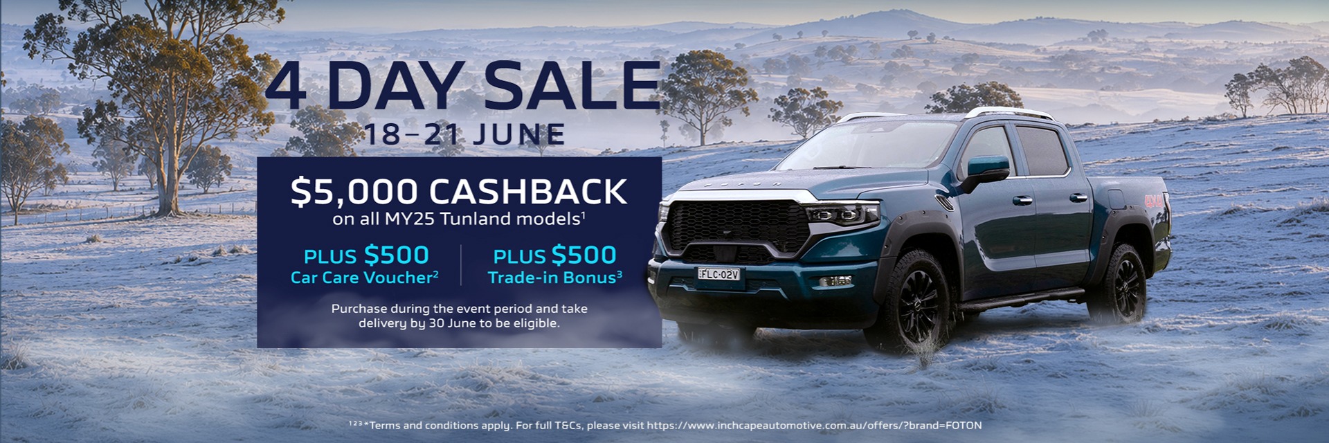 4 day sale event