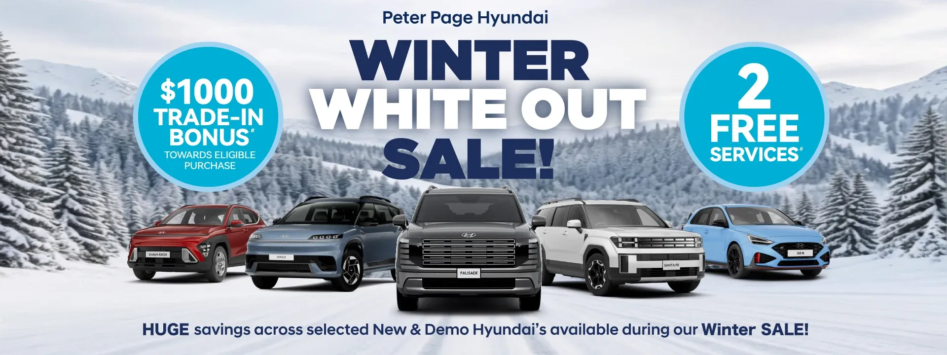 Winter White Out Sale