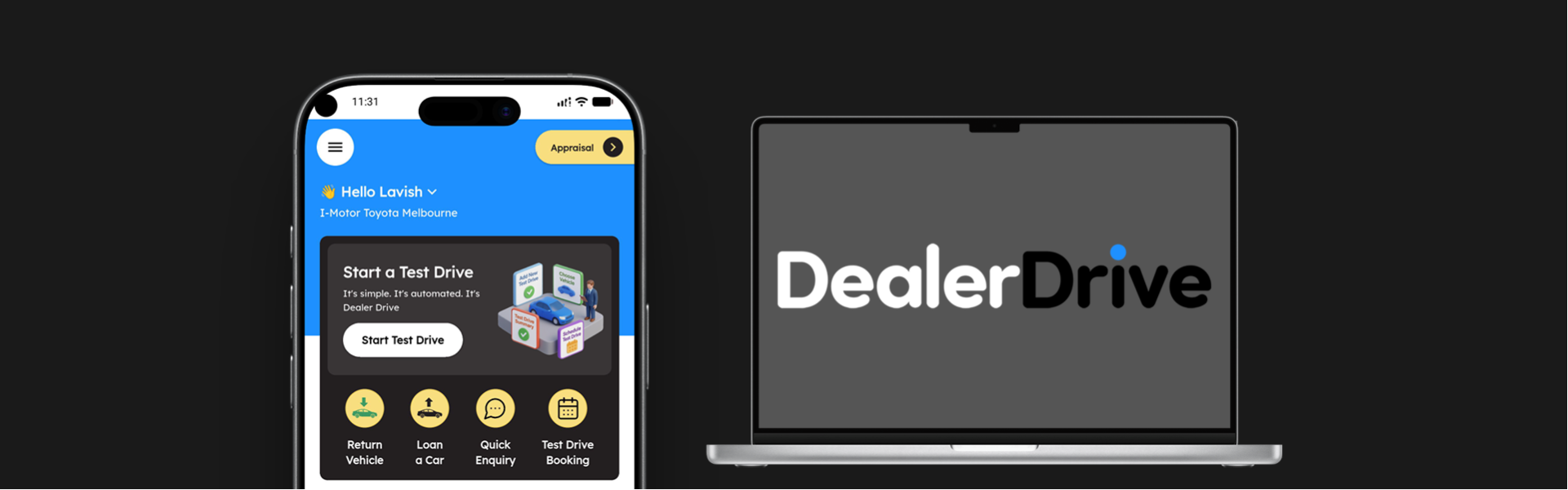 Dealer Drive Screen