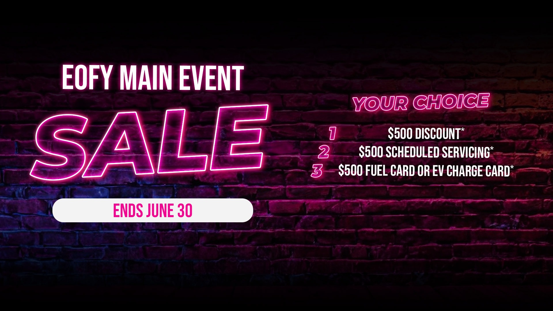 Main Event Sale 2026