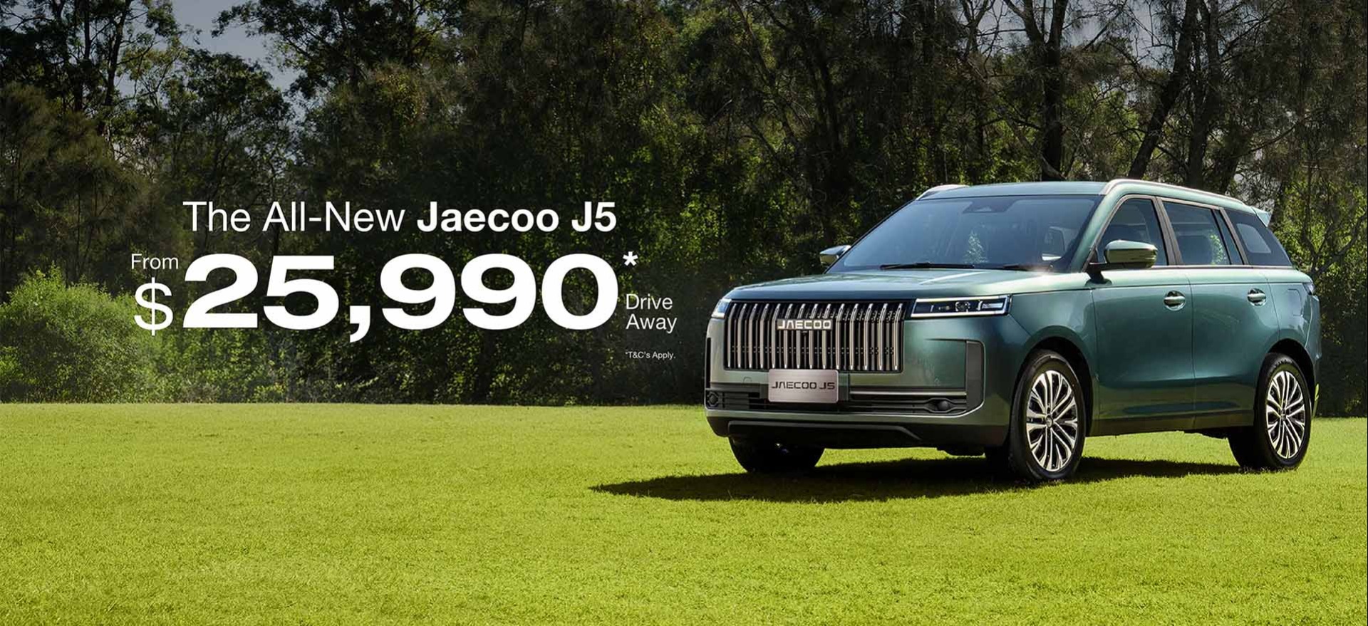 Jaecoo J5 offer
