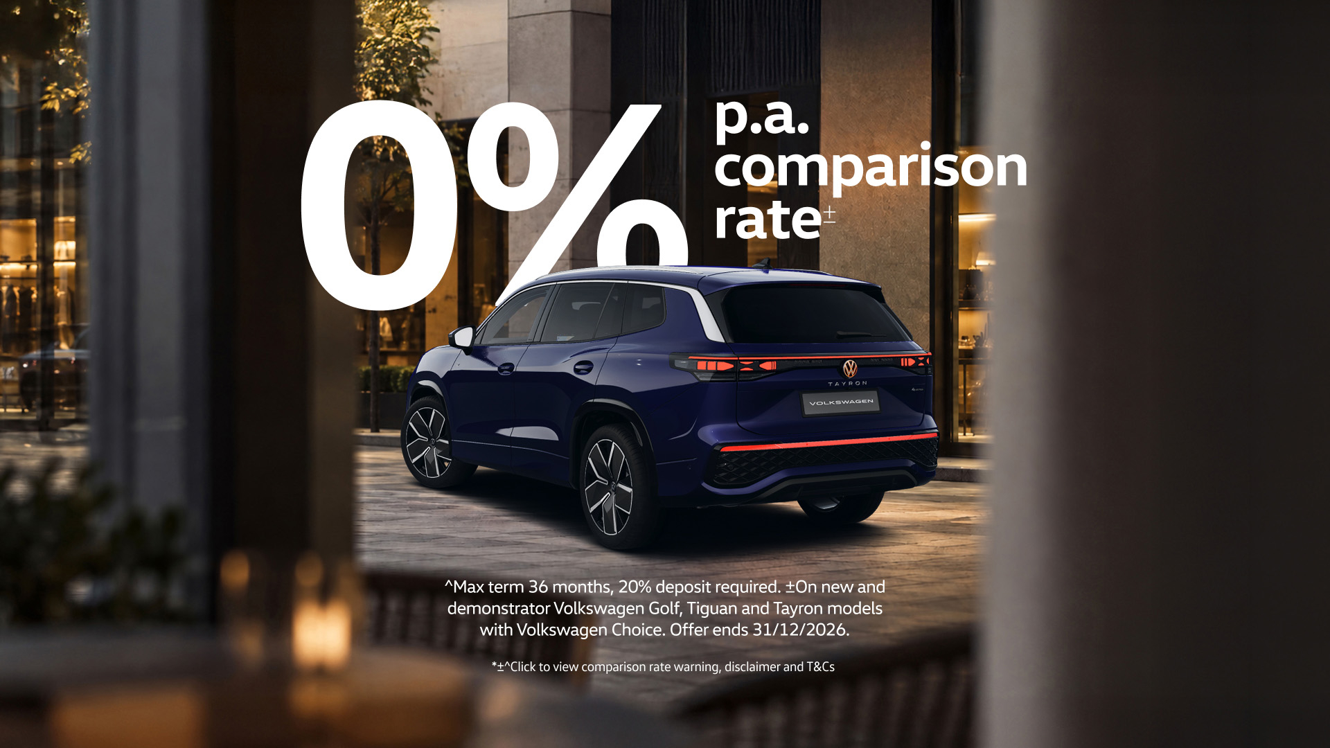 Tayron - 0% Finance Offer