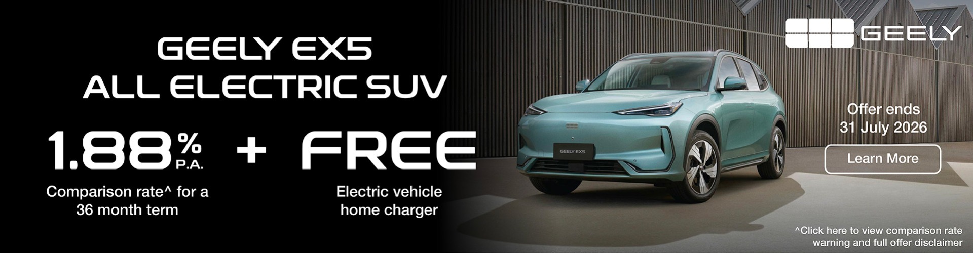Geely EX5 Offer