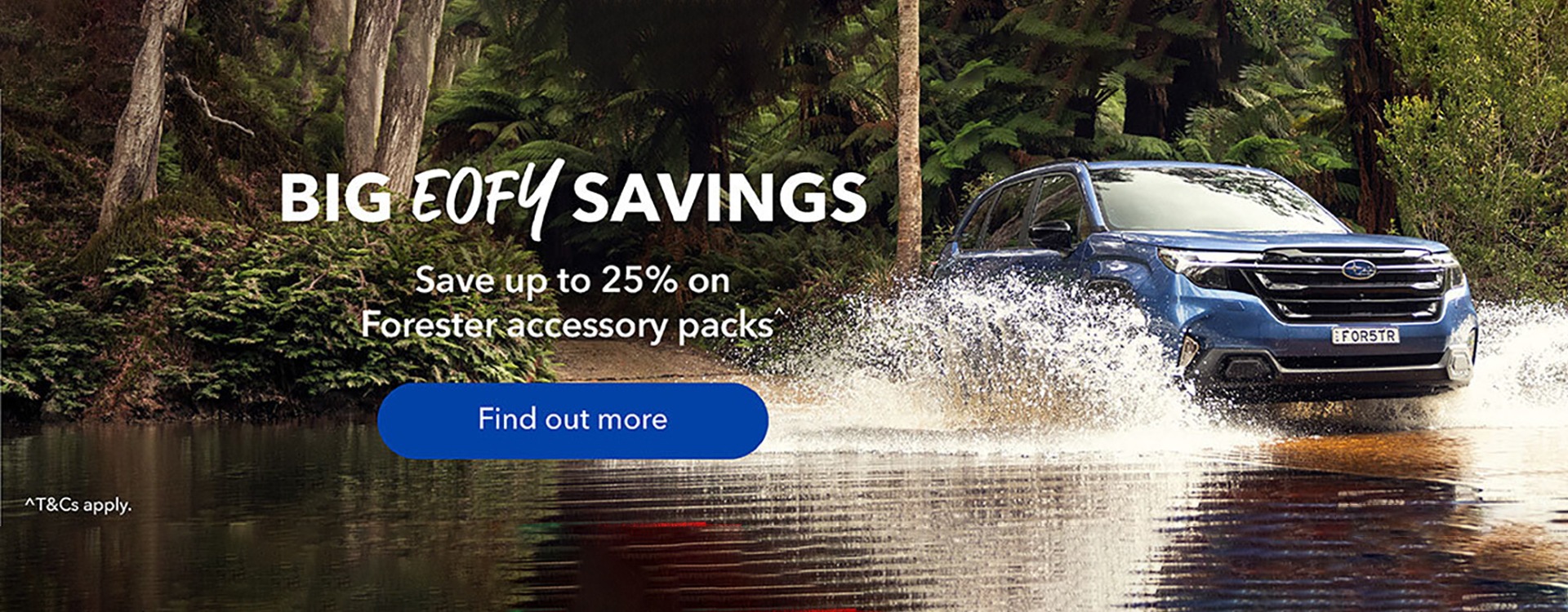 BIG EOFY Saving on Forester Accessory Packs!