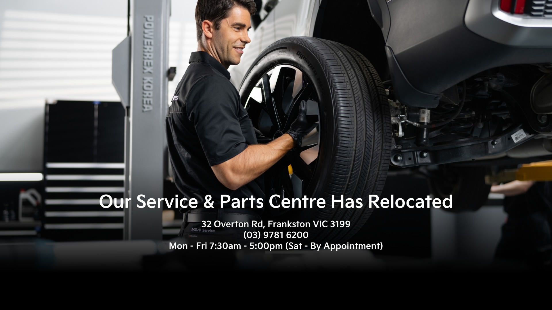 Service & Parts centre has relocated