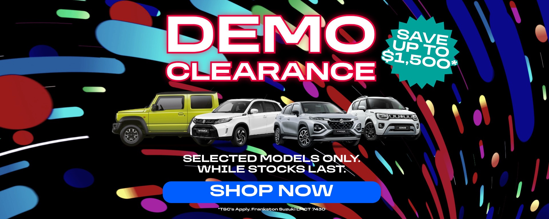 Frankston Suzuki Demo Clearance
