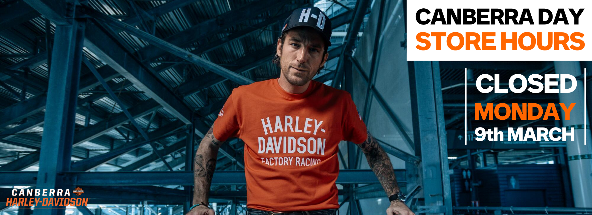 Closed Monday 9th March 2026