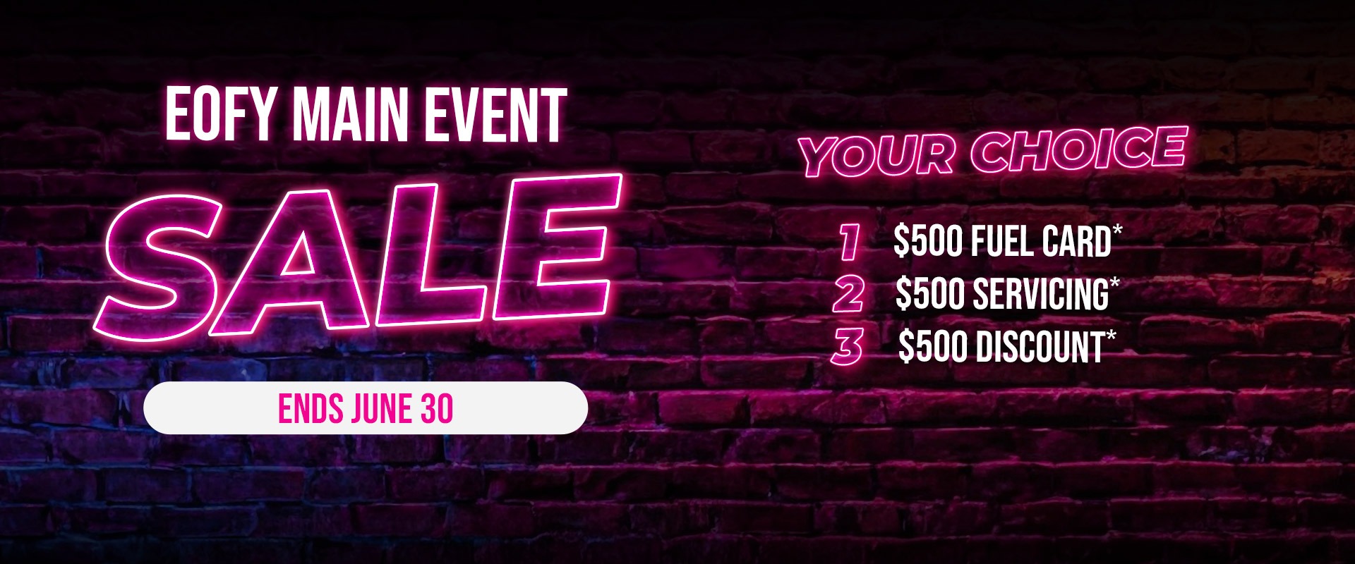 Main Event Sale 2026