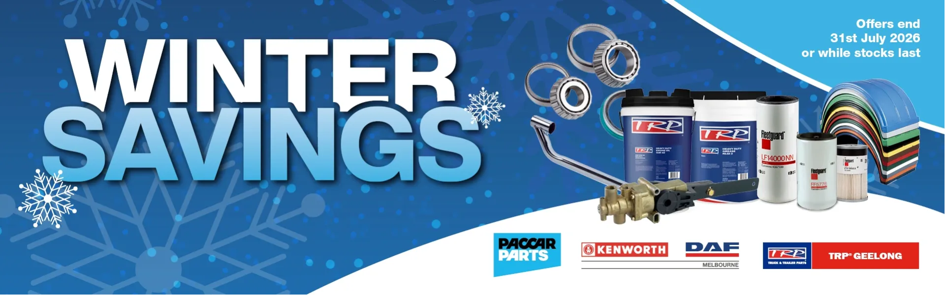 Kenworth DAF Melbourne winter savings