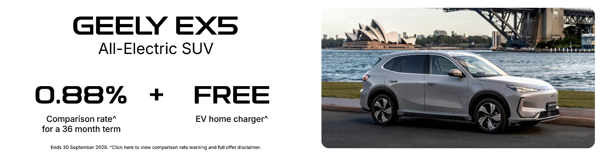 Geely EX5 September Offer