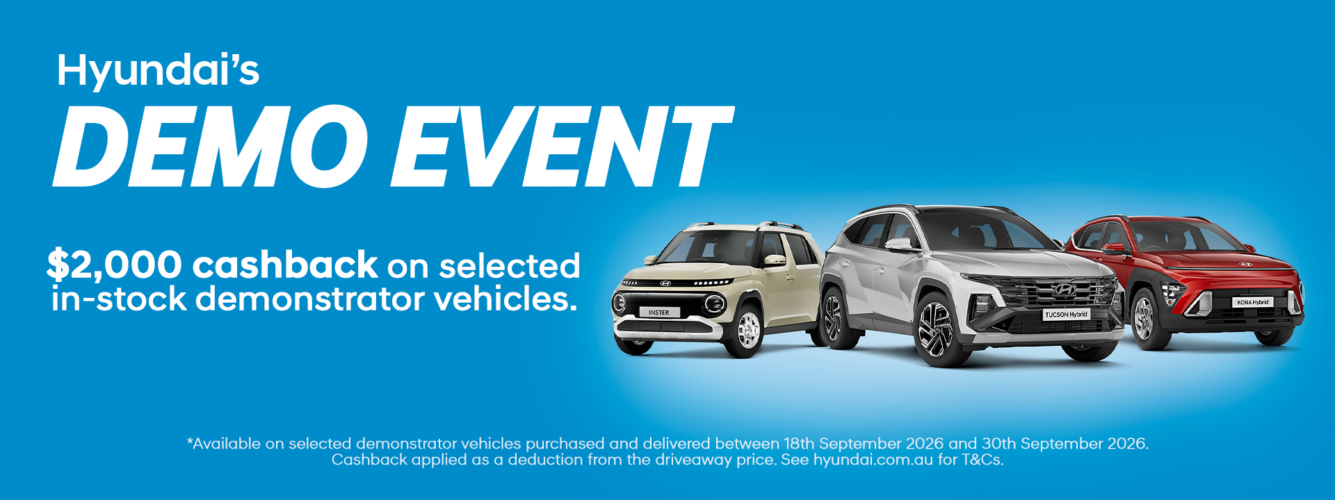 Hyundai Demonstrator Event