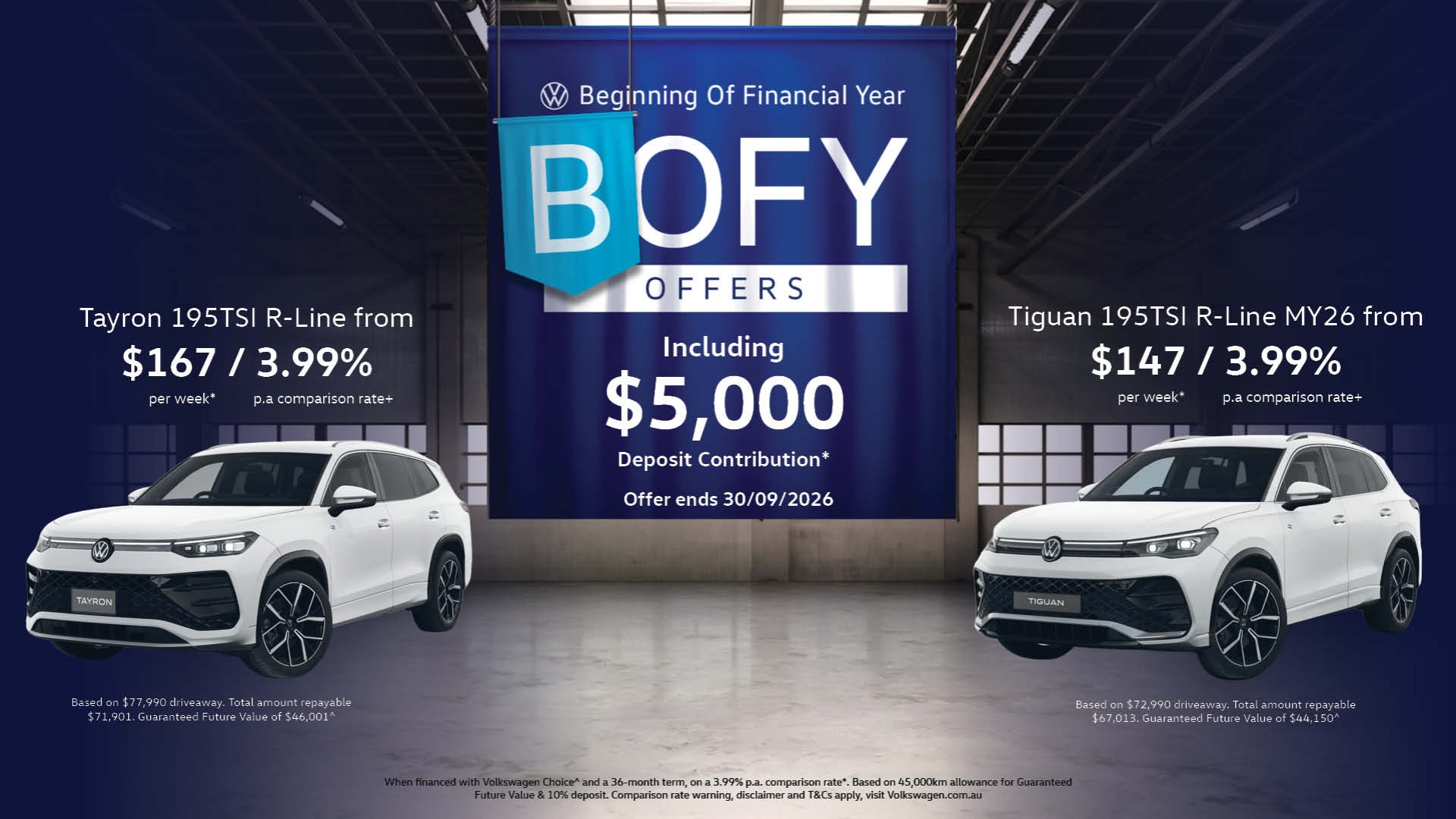 $5000 Deposit Contribution BOFY 