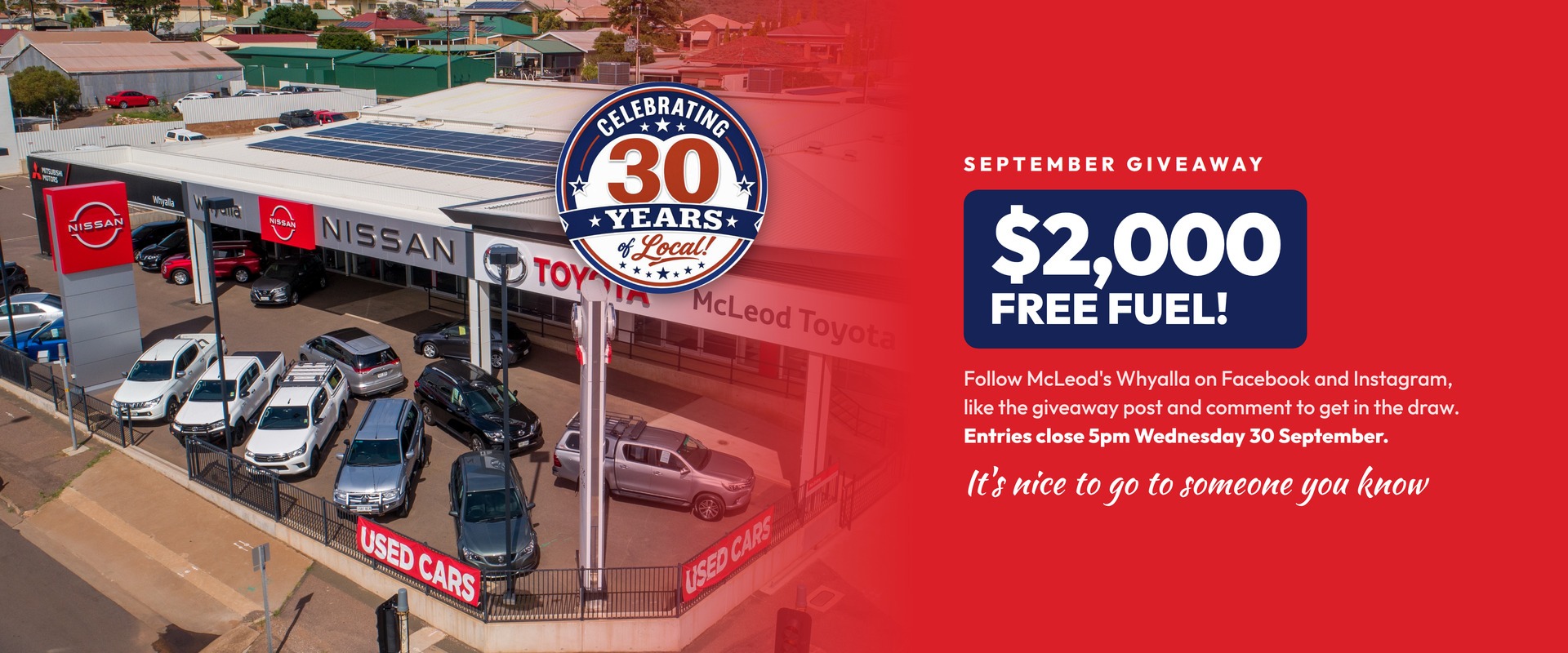 McLeod's Whyalla Automotive $2000 Free Fuel Give Away