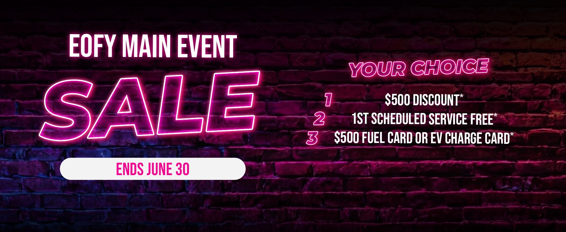 Main Event Sale 2026