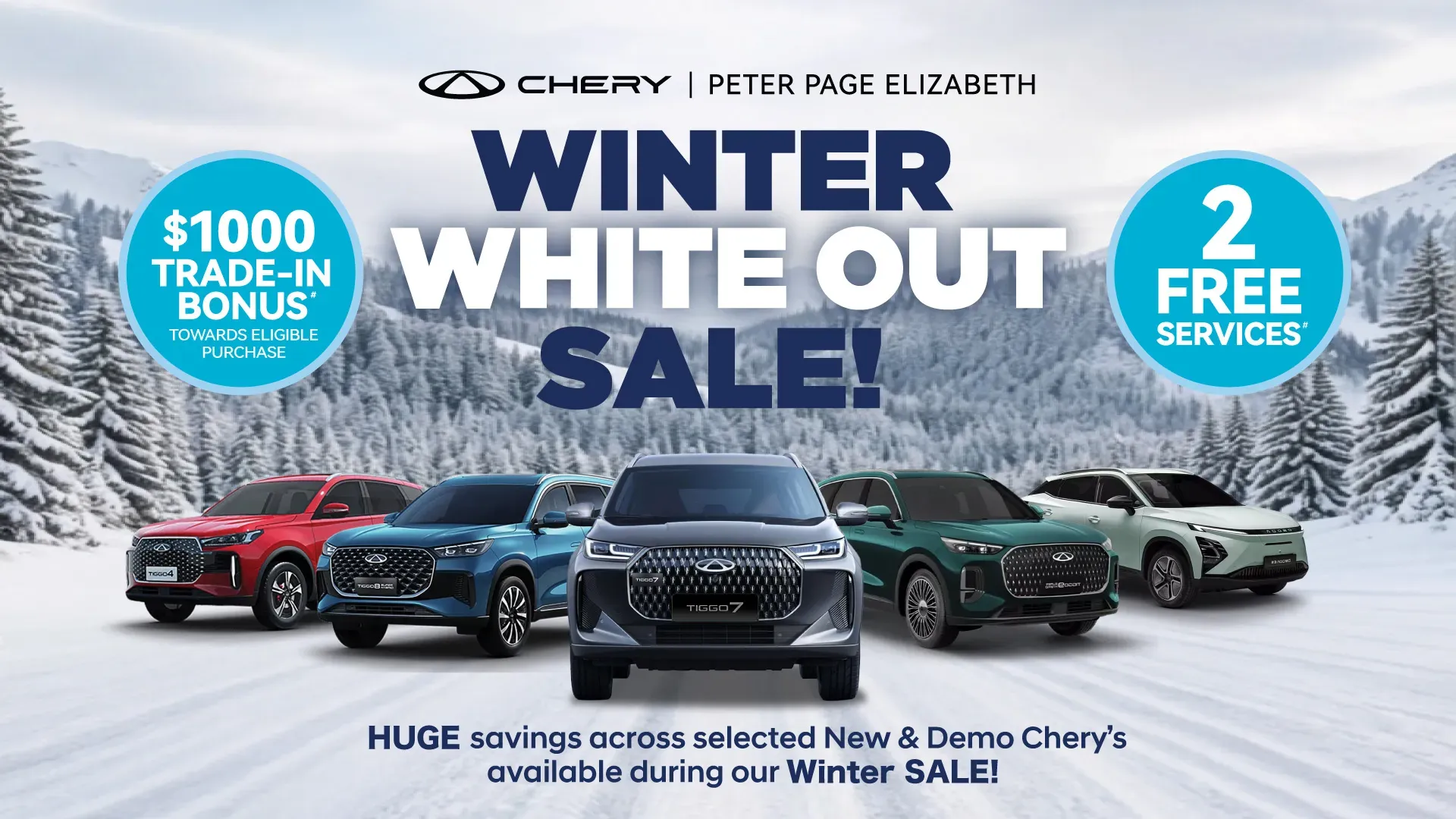 Winter White Out Sale