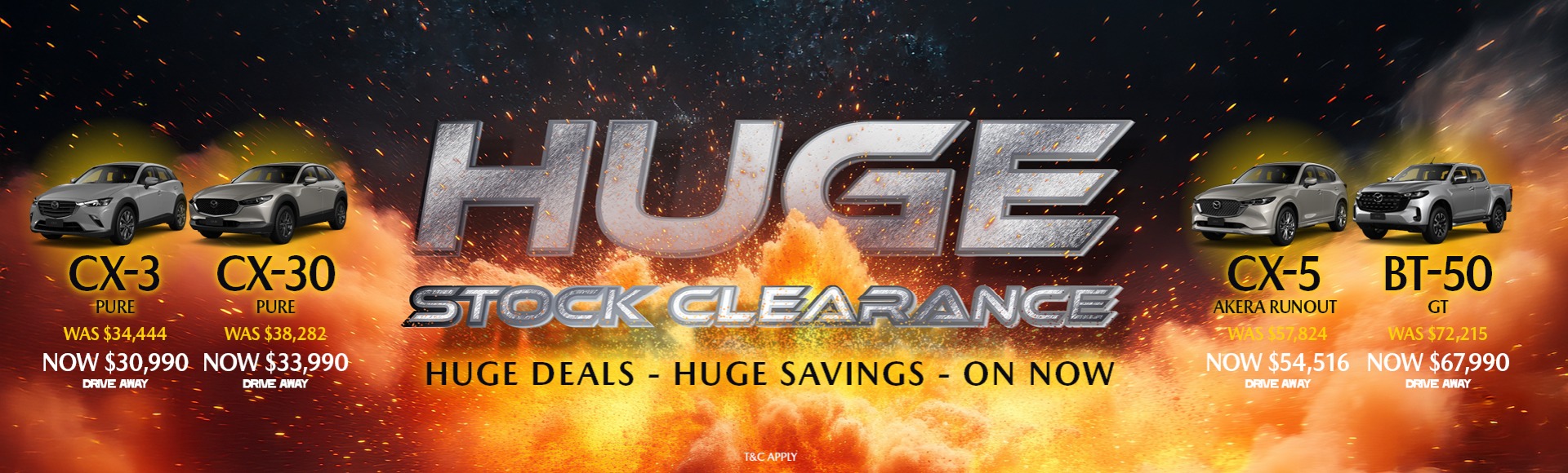 Huge Stock Clearance CX-3 CX-30 CX-5 BT-50
