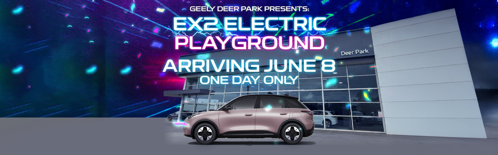 EX2 Electric Playground Arriving June 8