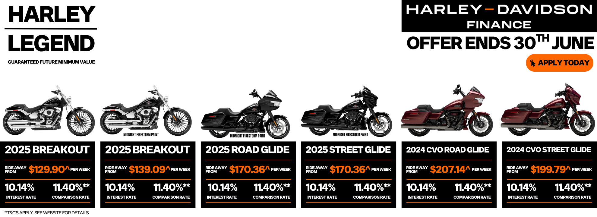 HARLEY LEGEND – Guaranteed Future Minimum Value