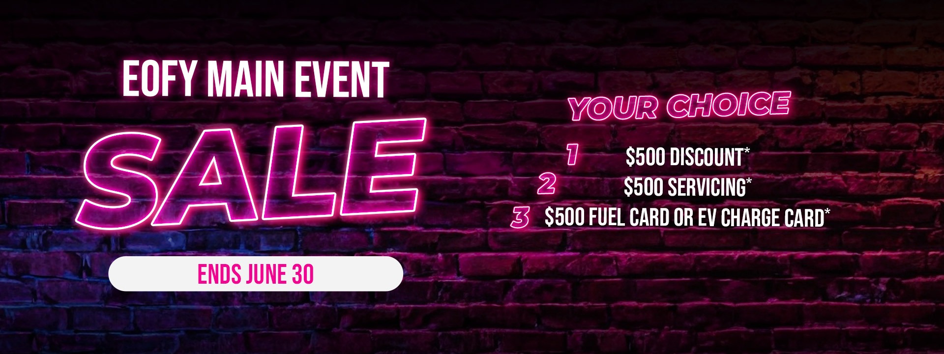 Main Event Sale 2026
