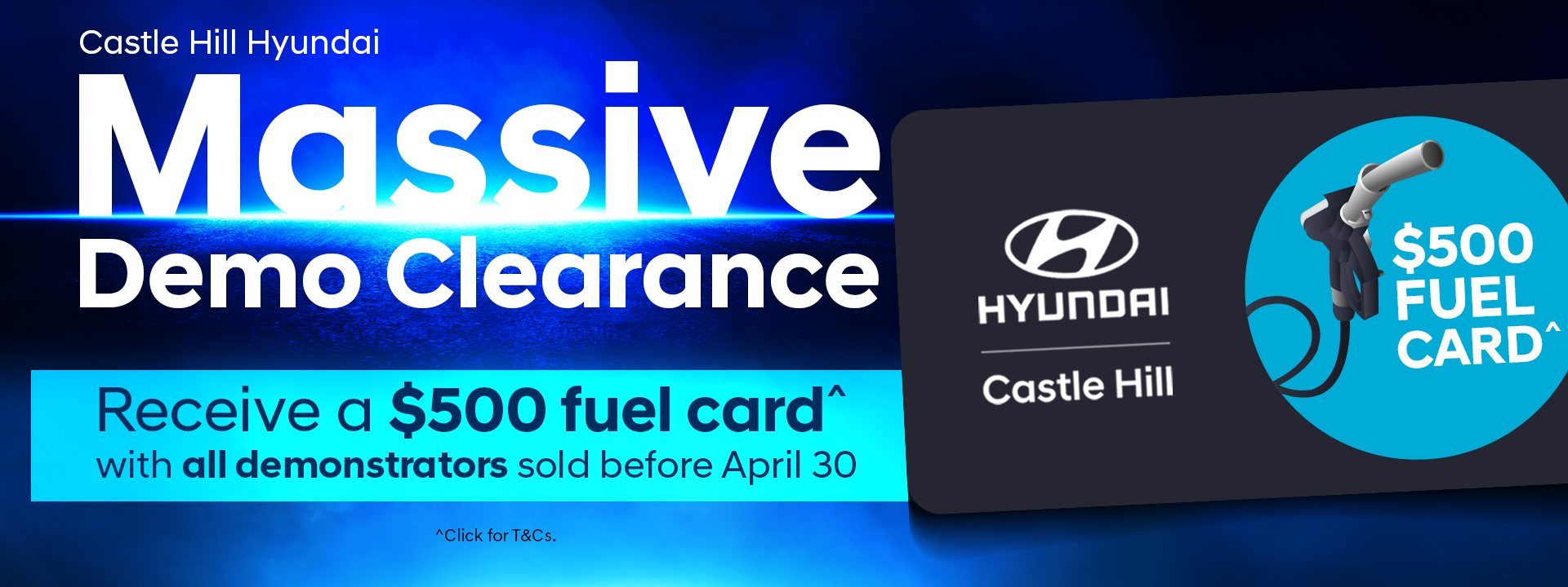 Demo Clearance with Fuel Card