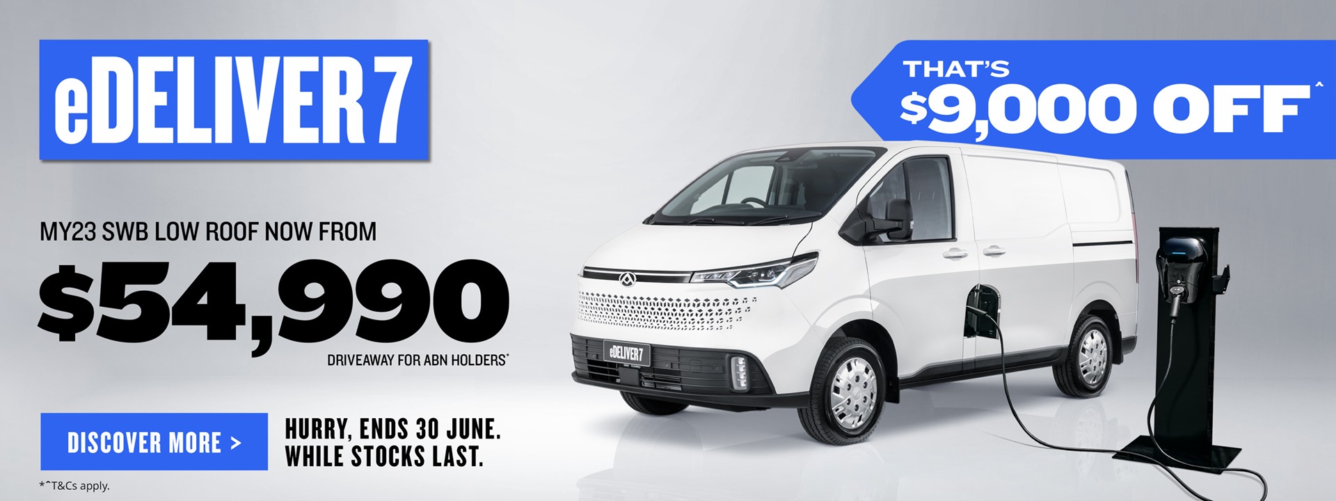 The eDeliver 7 electric van for sale in Australia