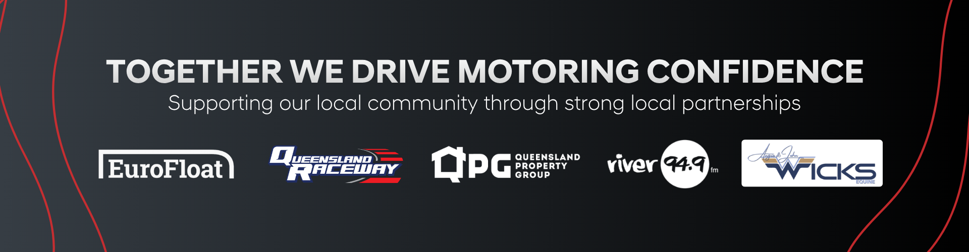 proud sponsor banners