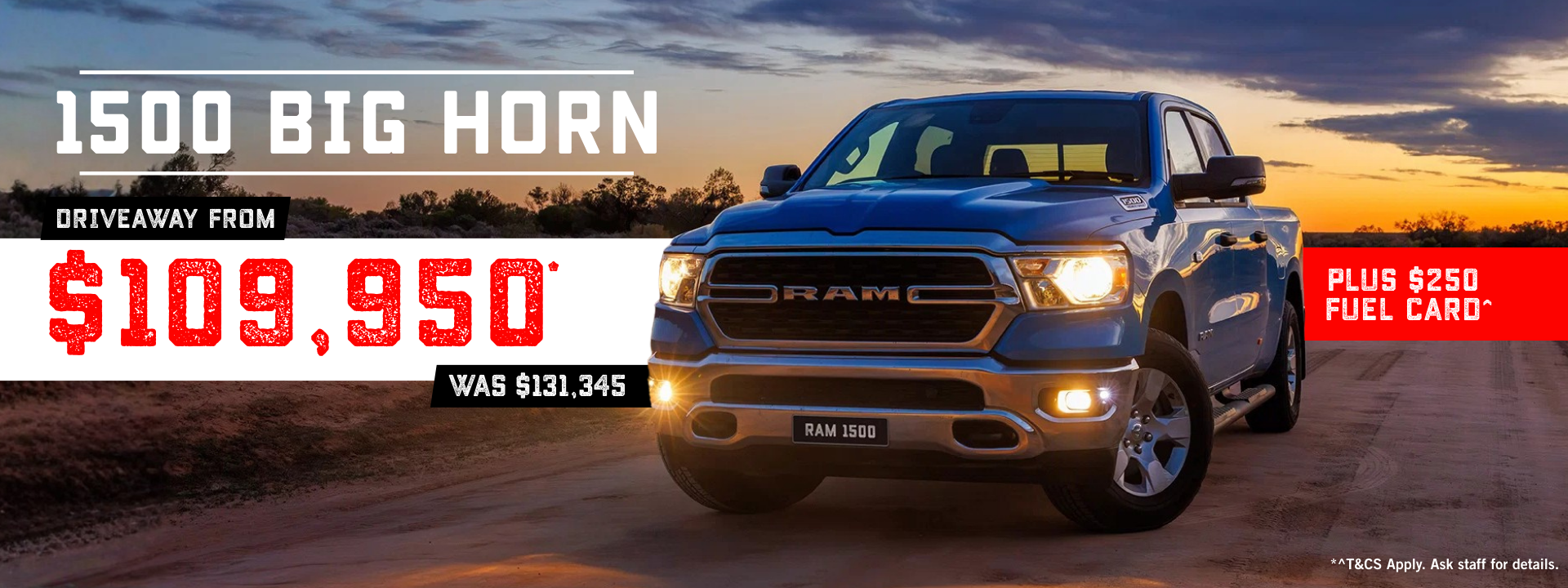 Big Horn from $109,950 Driveaway*