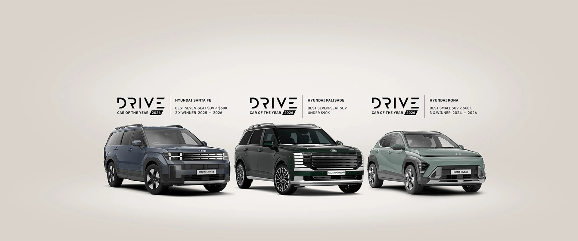 The award-winning range.