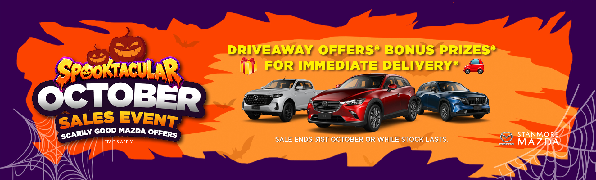 Spooktacular October Sales Event