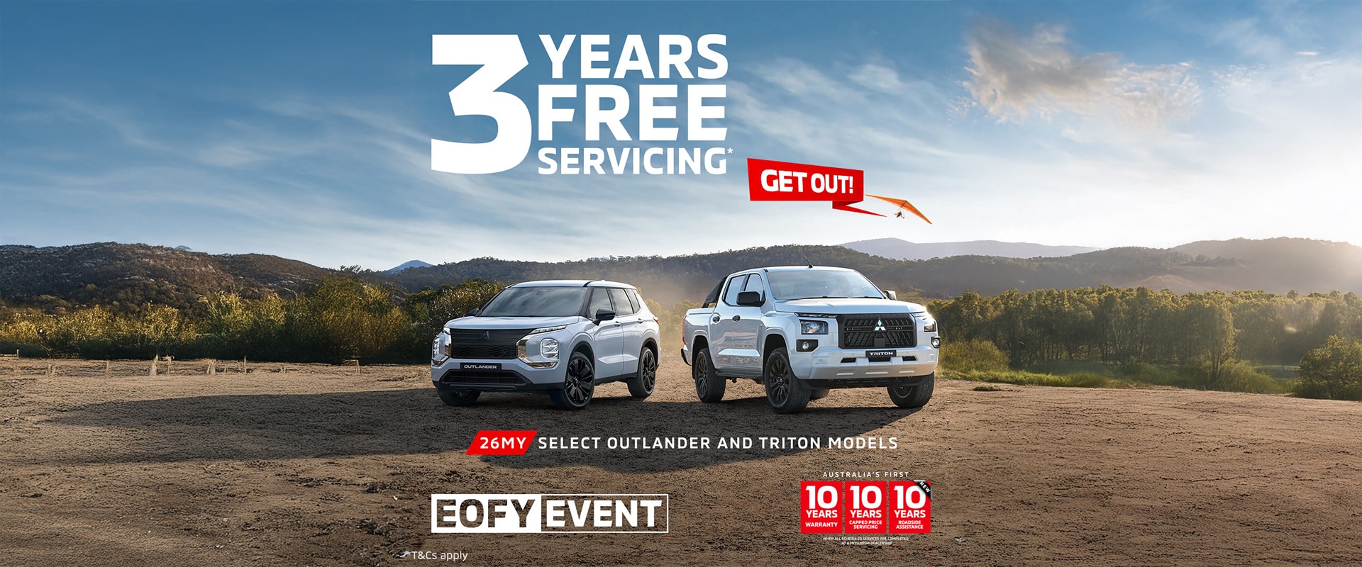 3 years free servicing