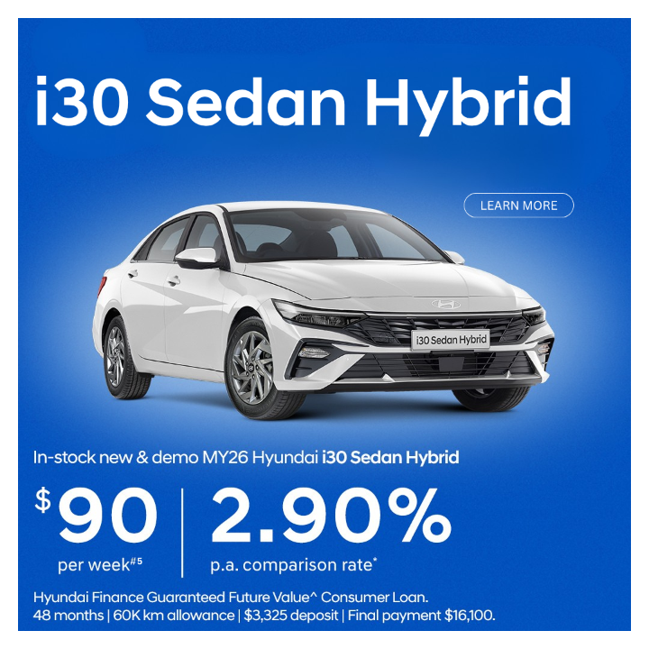 ralph dsilva hyundai i30 sedan hybrid finance offer 2.9