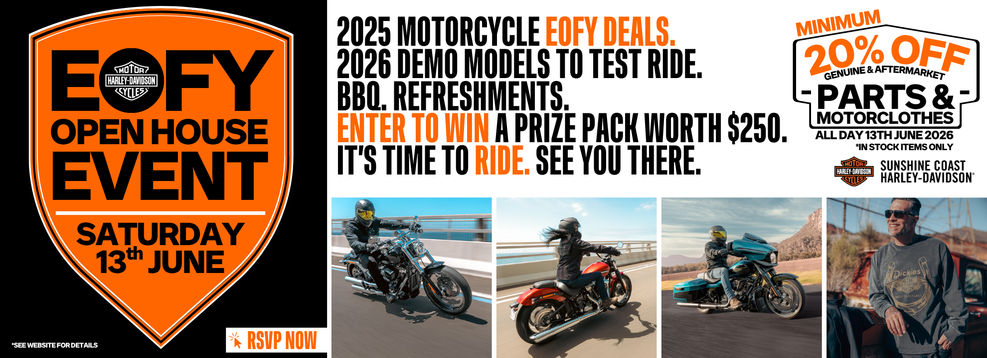 EOFY Open House Event Saturday 13th June