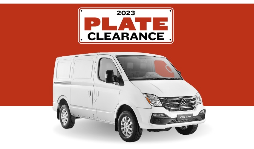 LDV Special V80 SWB Low Roof Manual - PLATE CLEARANCE