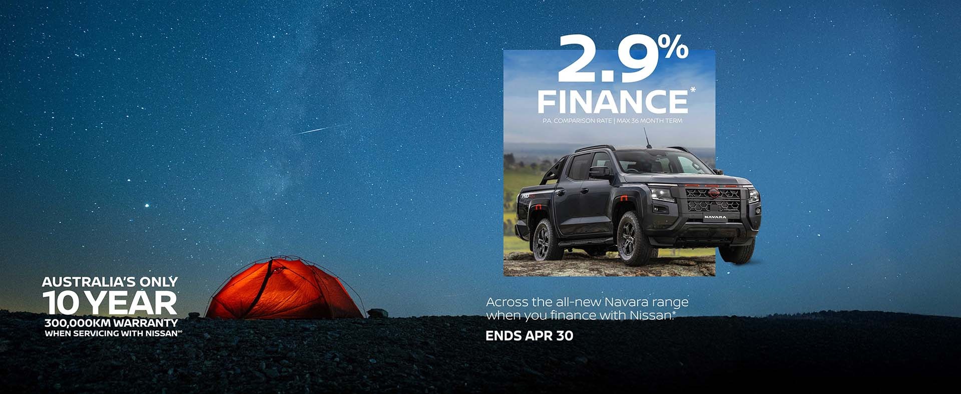 2.9% Finance All-New Navara