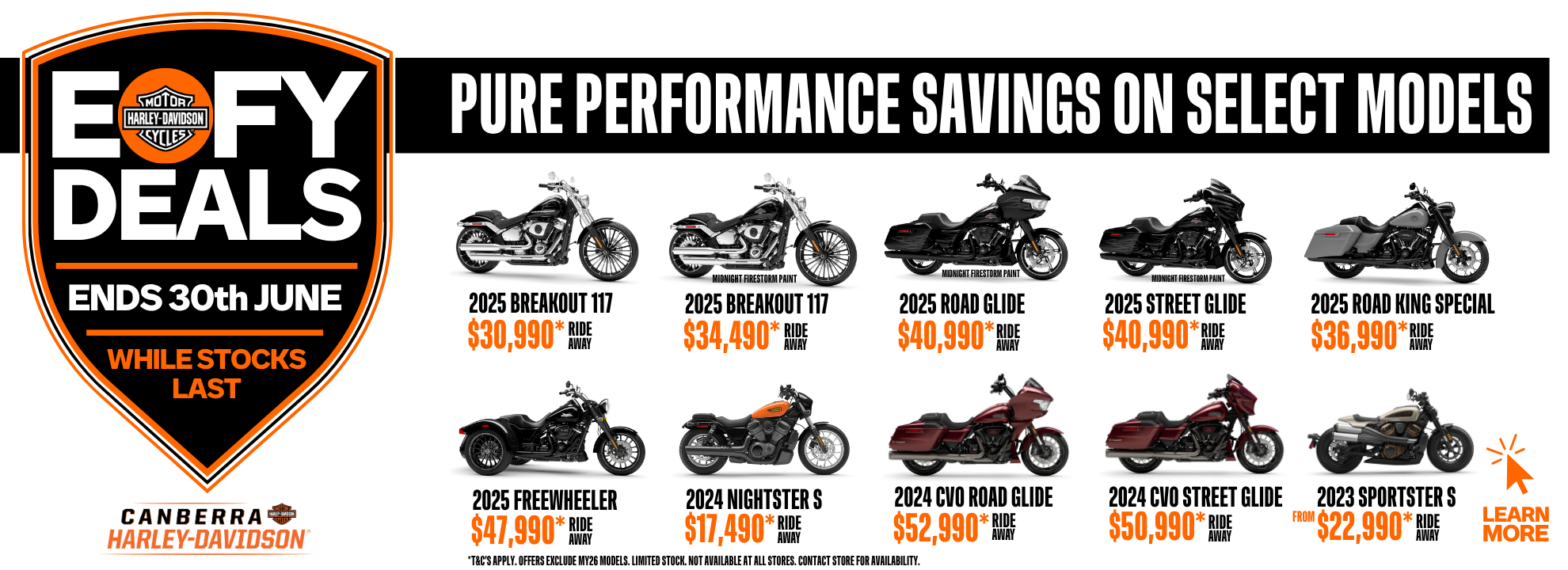 EOFY Deals - Pure Performance Savings