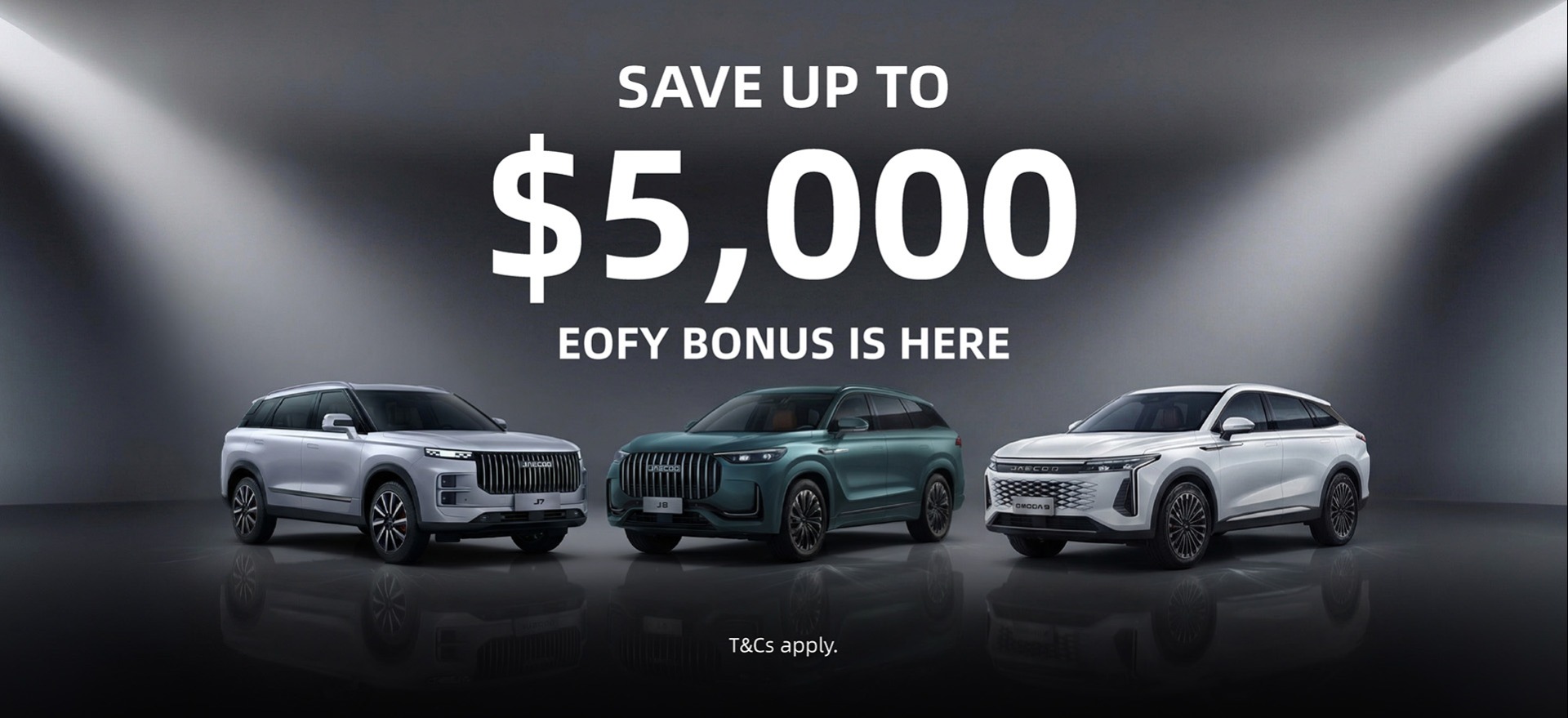 Jaecoo EOFY Bonus