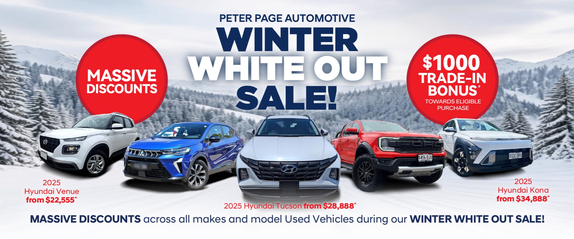 Winter White Out Sale