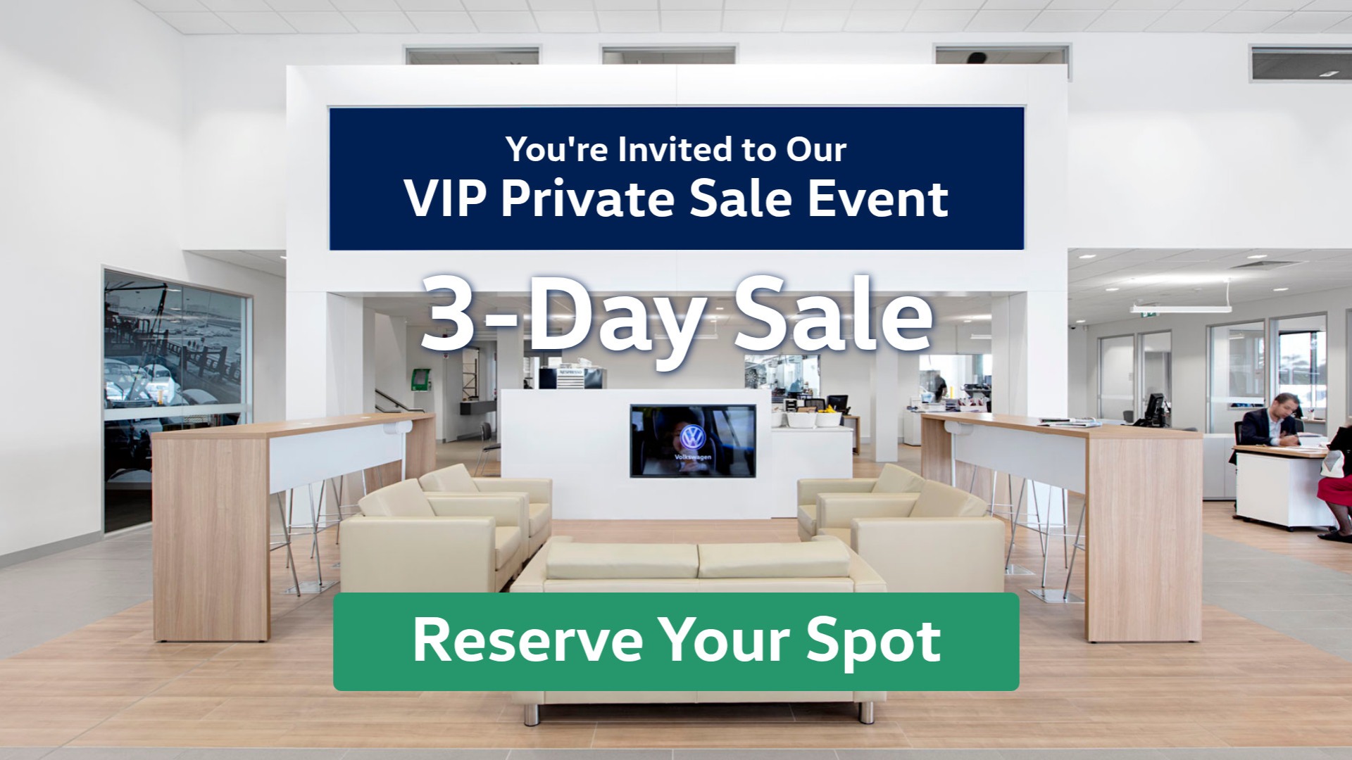 Kevin Dennis Volkswagen - VIP Sale event