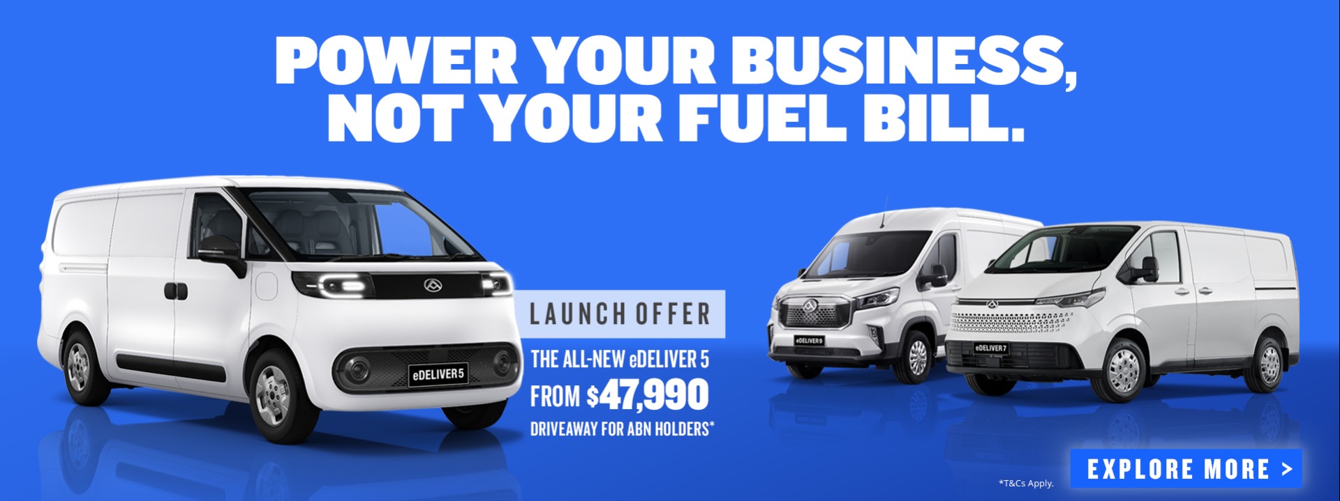 New LDV eDeliver 5 Electric Van