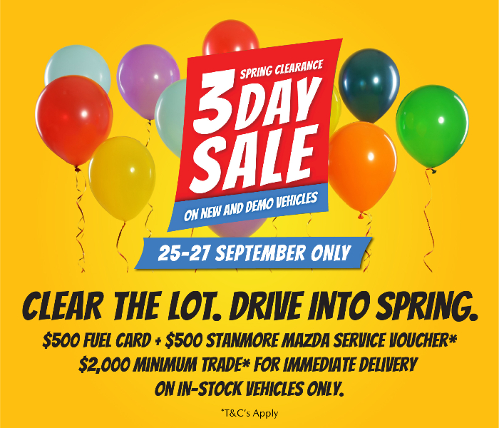 3-Day Spring Clearance Sale
