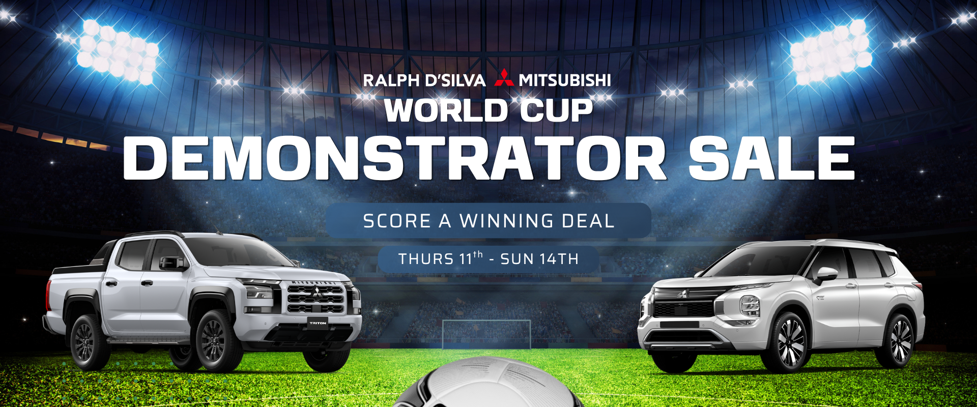 ralph dsilva mitsubishi demonstrator sale eofy clearance