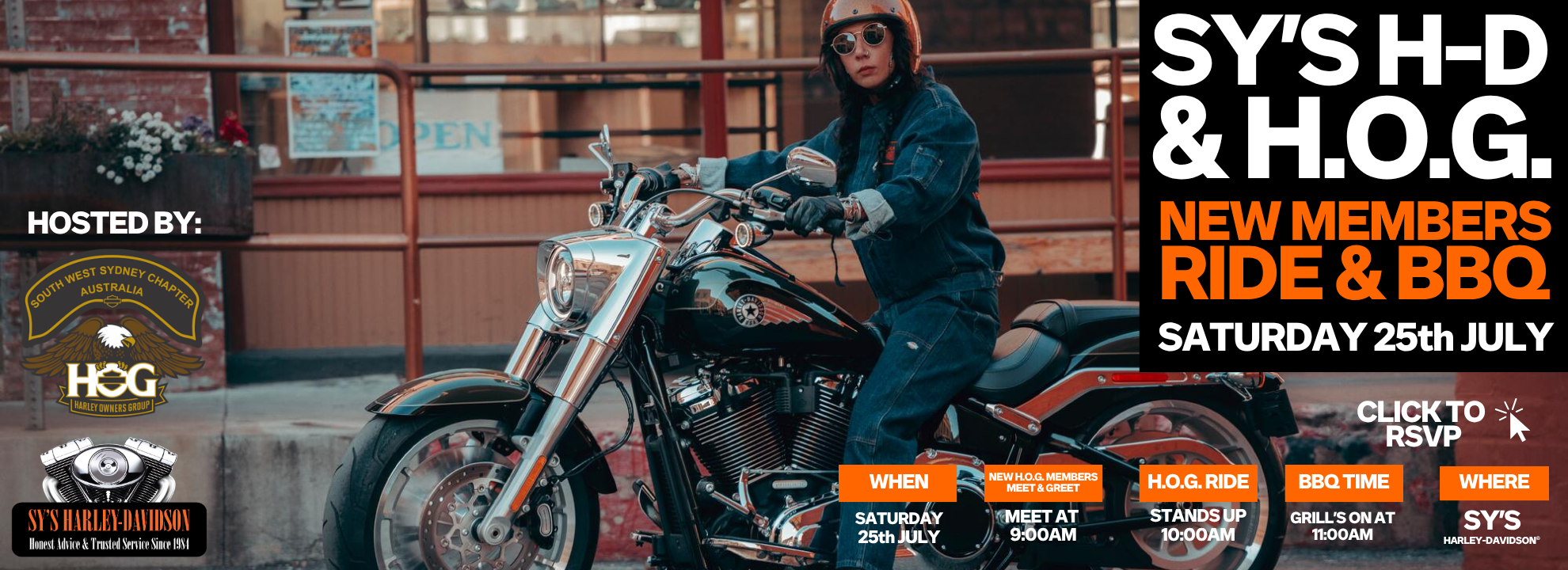 HOG Monthly Shop Ride