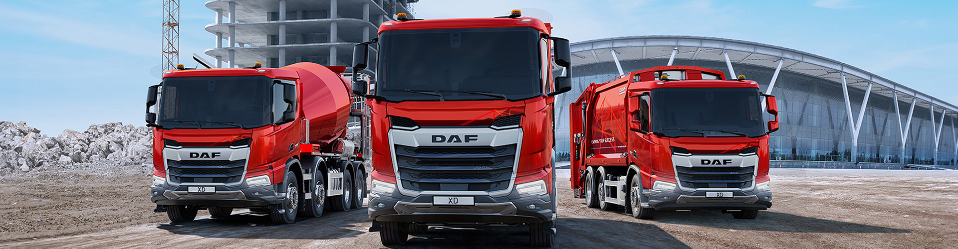 DAF XD Trucks at Brown and Hurley