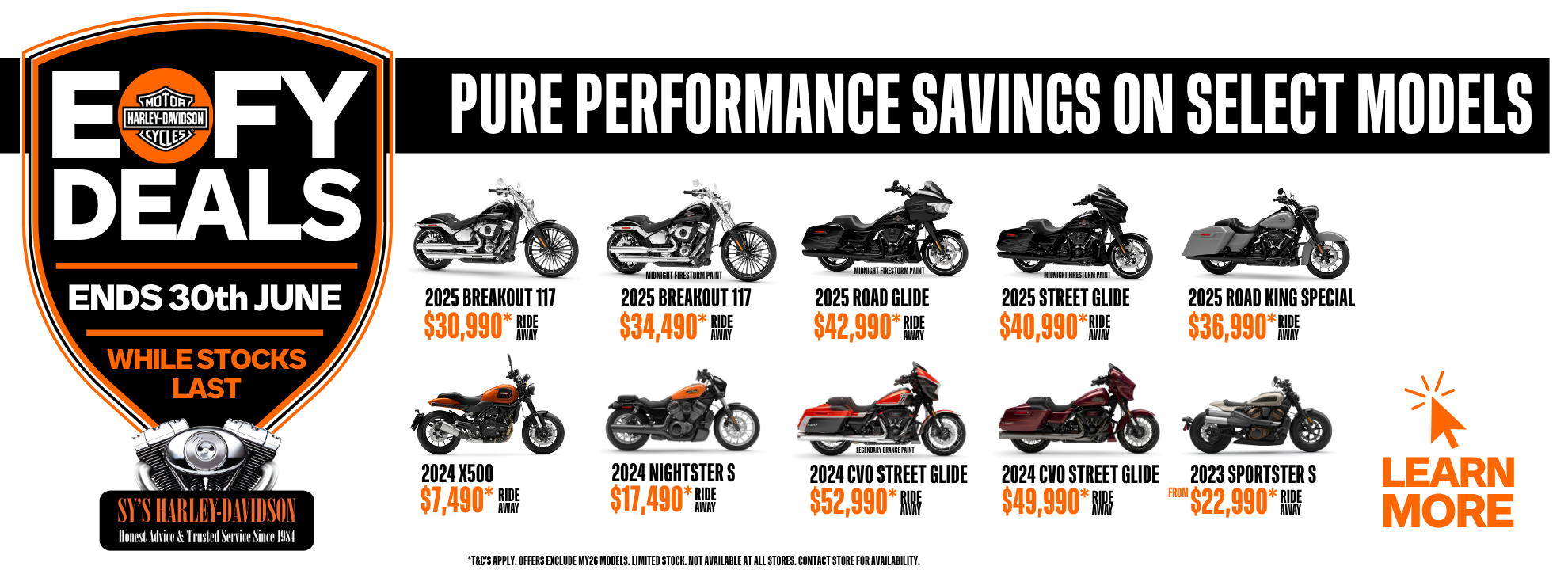 EOFY Deals - Pure Performance Savings