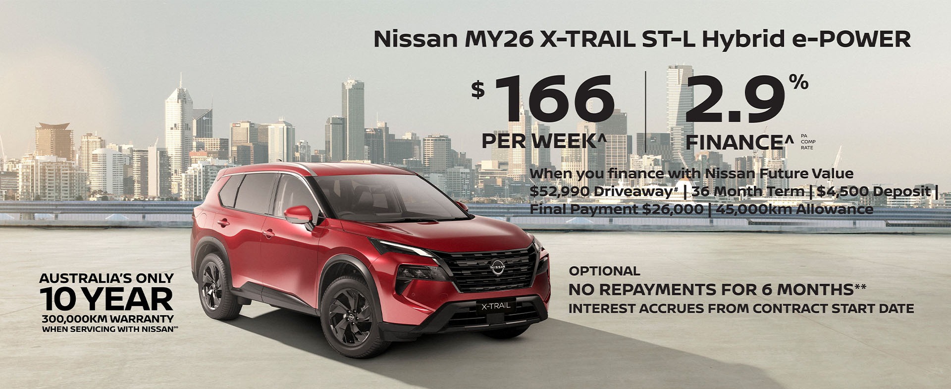 Nissan Australia X-Trail ST-L Hybrid e-Power Special Offer