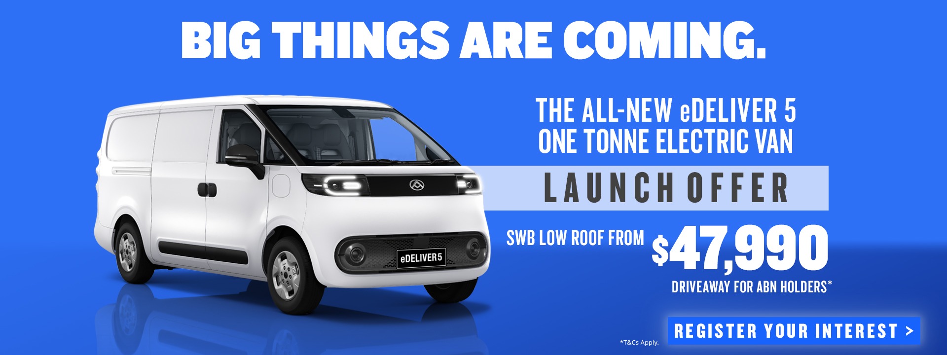 New LDV eDeliver 5 Electric Van Is Coming Soon