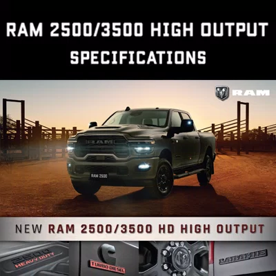 Ram 2500/3500 Laramie Heavy Duty Specifications