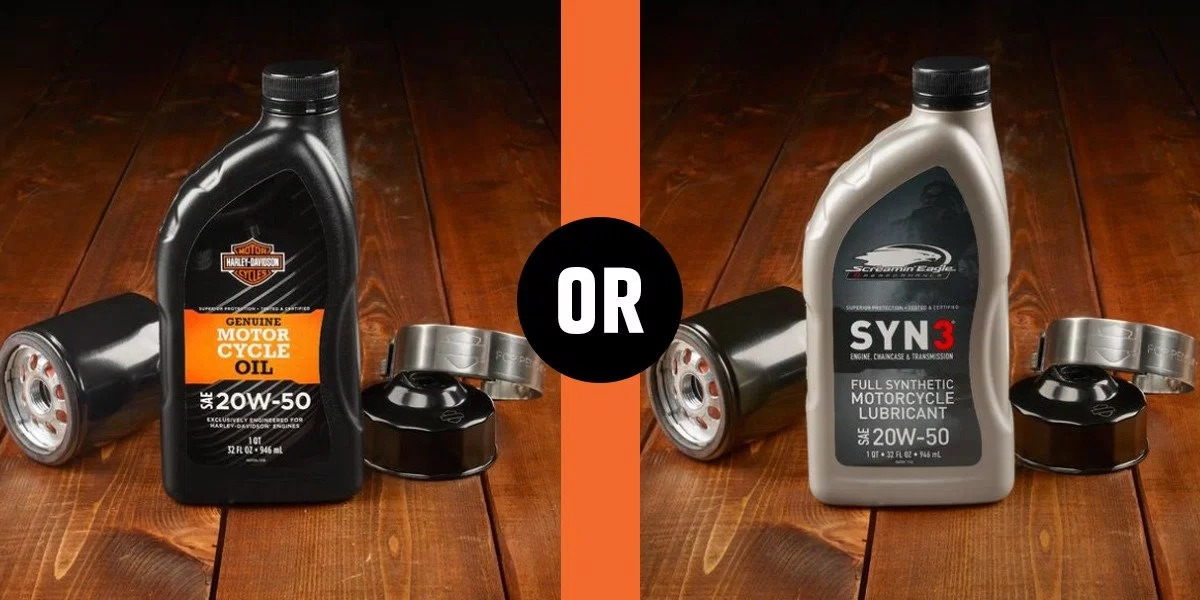 Screamin' Eagle® Syn3® vs H-D® Genuine Oil SAE 20w50